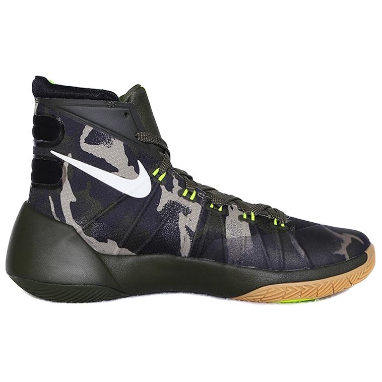 Nike Hyperdunk Premium Woodland Camo Unisex Sneakers Black Volt 749570-313