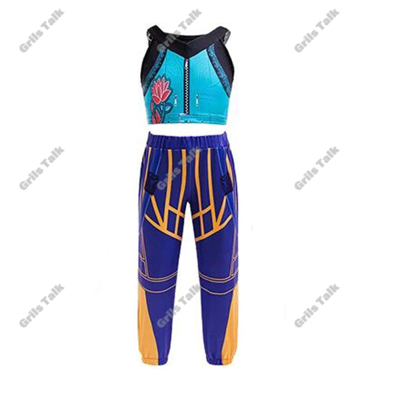 Korean Style Pop Singer Suit Fancy Girls Dress Anime Costume Carnival Halloween Party Performance Children's Kids Clothing
