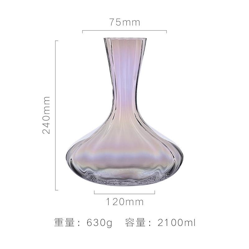 2Pcs Colorful Red Wine Glass Set Goblet Champagne Glass Cocktail Glass Ice Cream Cup Water Cup Gift