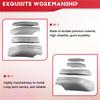 4PCS Car Auto Exterior Rack Roof Rack Rail Retrofit End Cover Dome Holder Case Cap For BMW E71 E72 X6 2008-2014