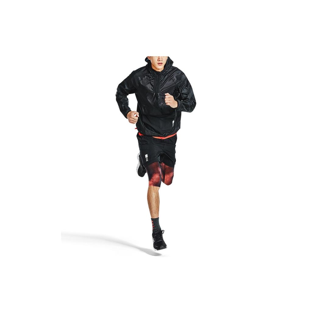 Under Armour Anywhere Anorak Half-Zip Laufjacke Herren Oberbekleidung Schwarz 1361500-001