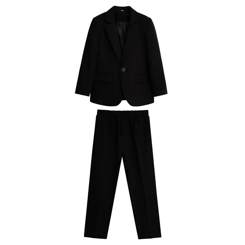 Stylish Boys' Spring/Autumn Suit - Trendy Korean-Style Casual Outfit for Kids