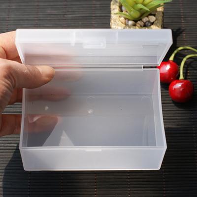 Mini-Kunststoffbox Rechteckige Box Transluzente Box Verpackungsbox Aufbewahrungsbox Staubdicht Langlebig Stark Schmuckaufbewahrungskoffer Behälter