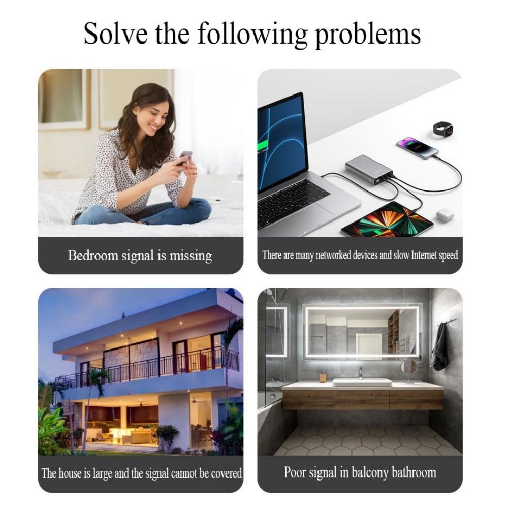 WiFi Extender Signal Booster 300M Wireless Repeater For Home