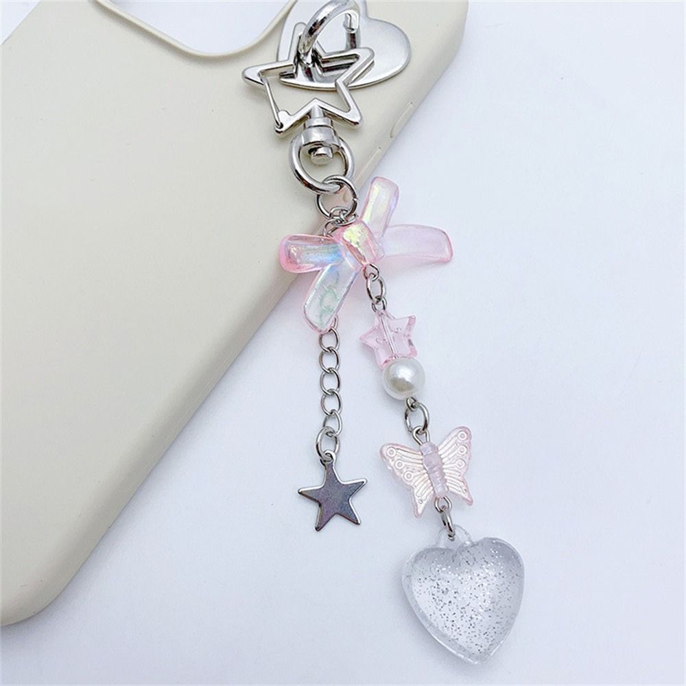 

Hanging Cord Y2K Phone Chain Bowknot Mobile Phone Lanyard Phone Charm Strap Jewelry Gift Style 5