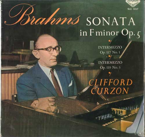 

LP Record CLIFFORD CURZON - brahms recital SLC1297 LONDON Japan Classical Used