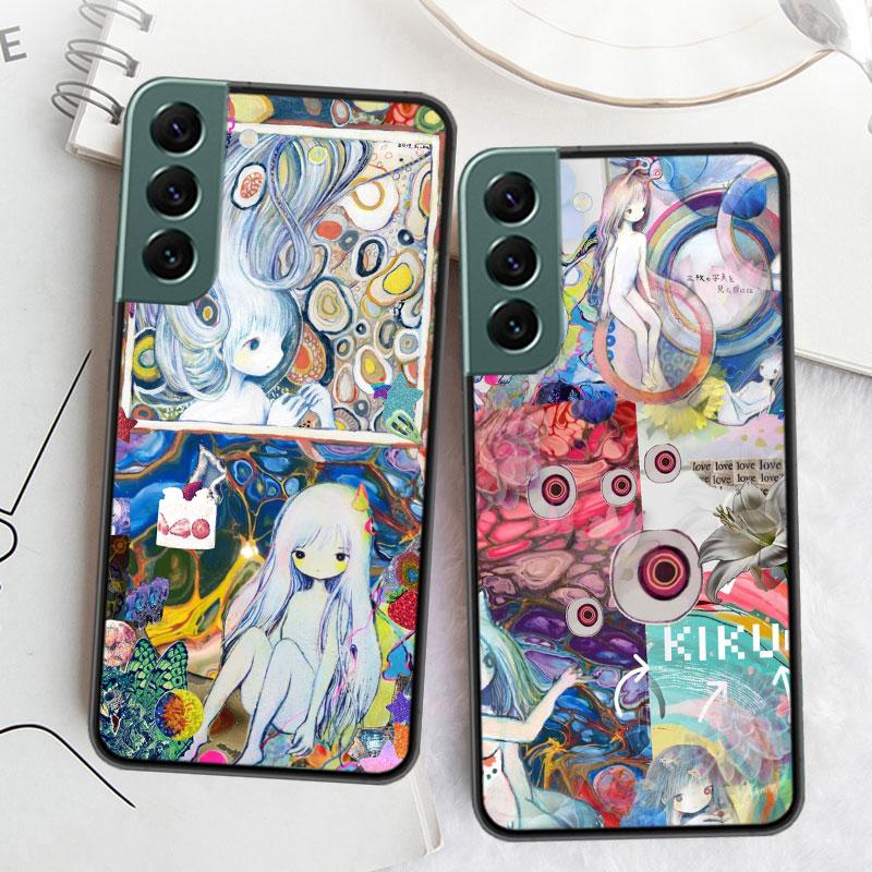 K-KikuoS Art Cute Phone Case Samsung A14 A24 A34 A54 A03S A04S A13 A23 A33 A53 A73 A70 A50S A30 A40 A71 A51 A41 A31 A20E A21 A20