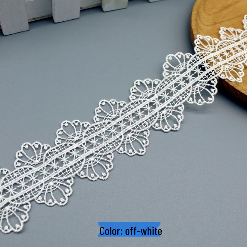 

Новый цвет Полиэстер Шелк Кружевная отделка для DIY Декора Одежды, 4,2 см