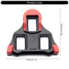 Road Bike Pedal Cleat Replacement Cycling Pedals Cleat Road Bike Self-Locking Cycling Pedals Cleat  Easily to Install