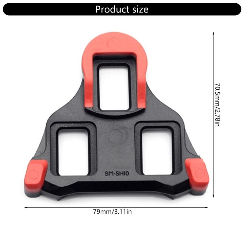 Road Bike Pedal Cleat Replacement Cycling Pedals Cleat Road Bike Self-Locking Cycling Pedals Cleat  Easily to Install