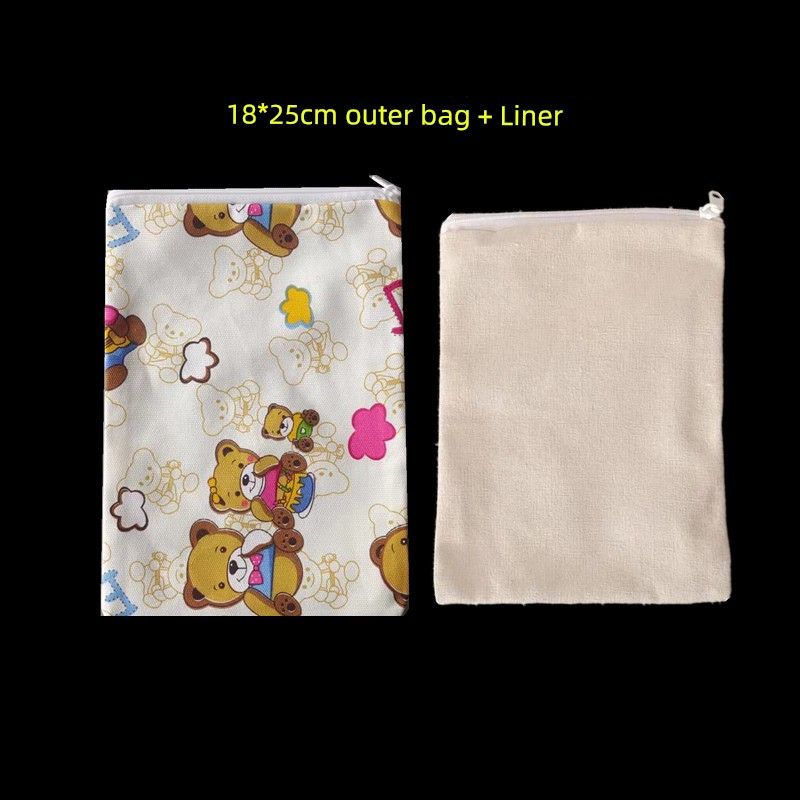 

Cotton Bag External Application Cloth Bag Hot Compress Can Be Installed Red Bean Traditional Chinese Medicine Powder Particles Sea Salt with Partition 18* 25cm Bear Bag [One Set]
