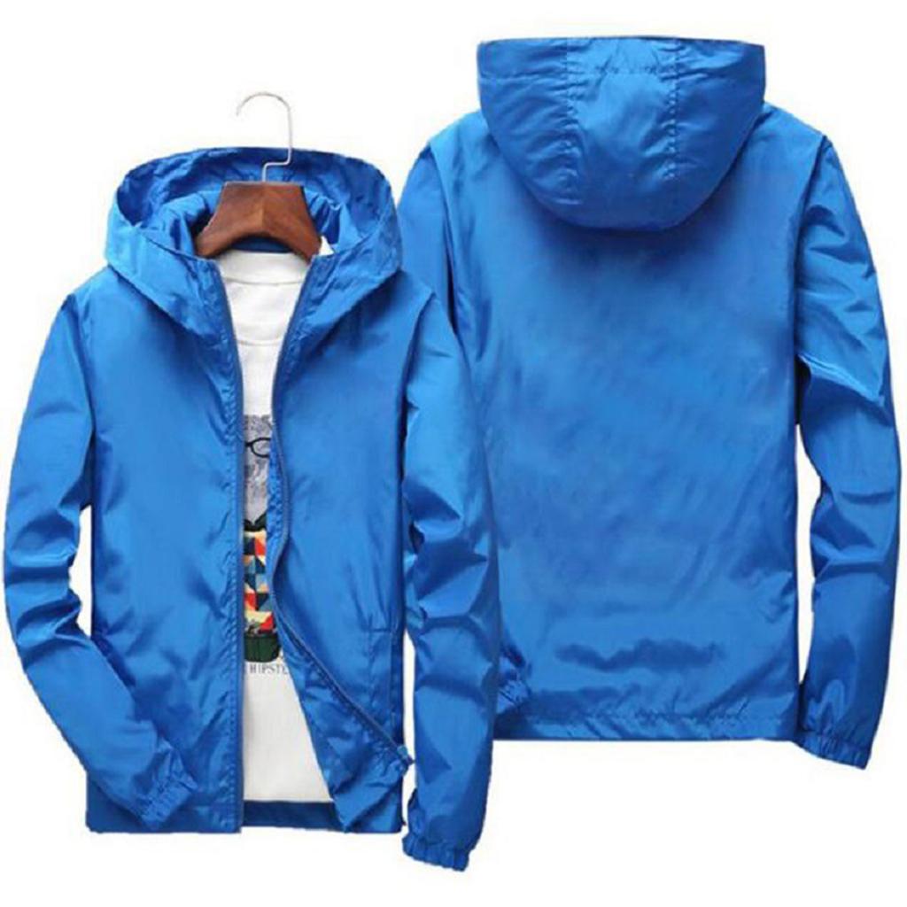 Men's Plus Size Loose Fit Casual Hooded Jacket