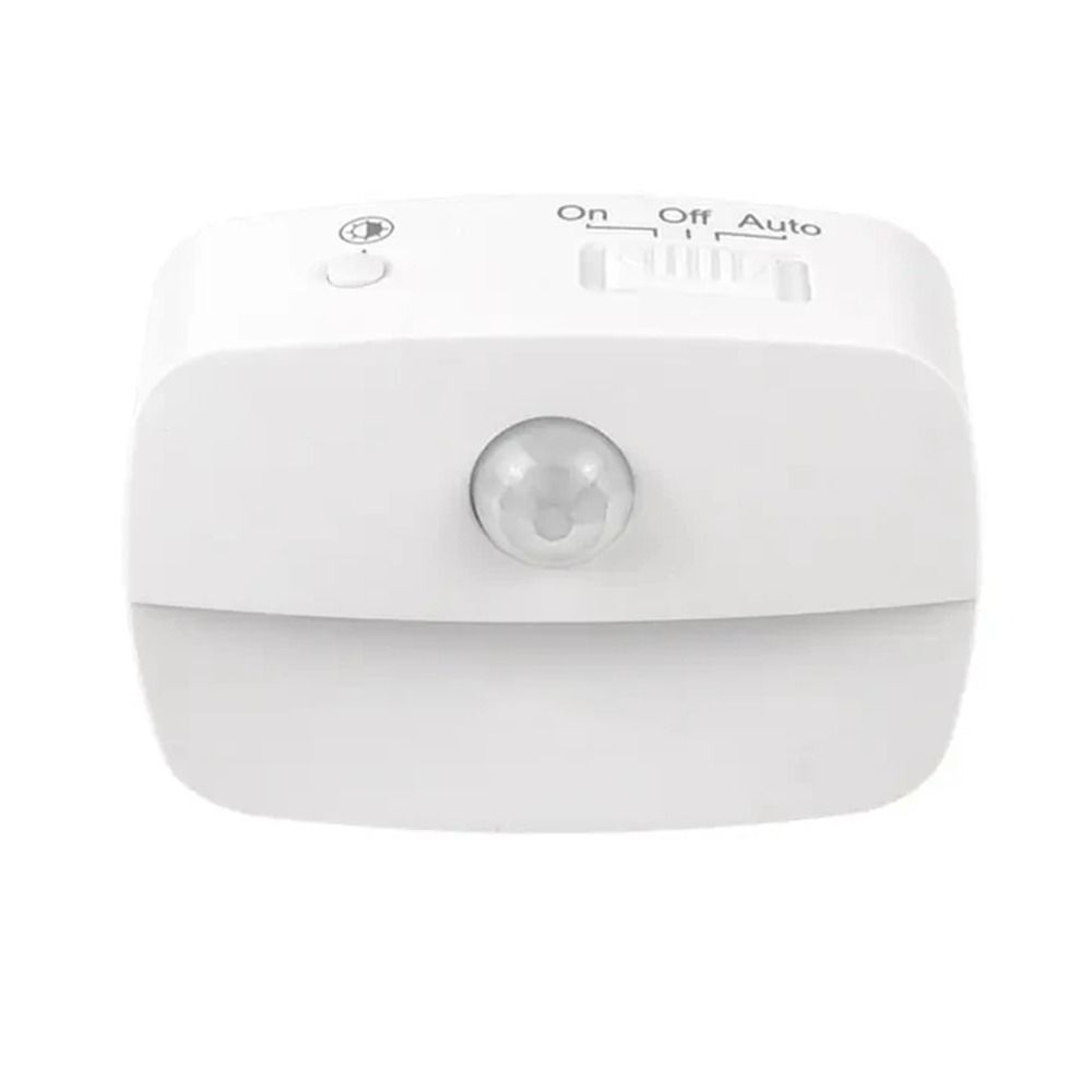 Motion Sensor Induction Light EU US Plug Battery Operated Mini LED Night Light Energy Saving Wireless Bedside Night Lamp