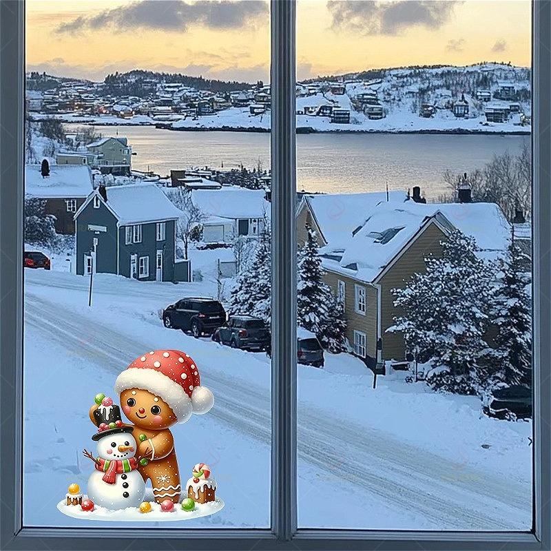 1pc Christmas Decoration Motorcycle Stickers Waterproof for Motorcycle Fairing Car Window Body Door Wall Universal Vinyl Decals