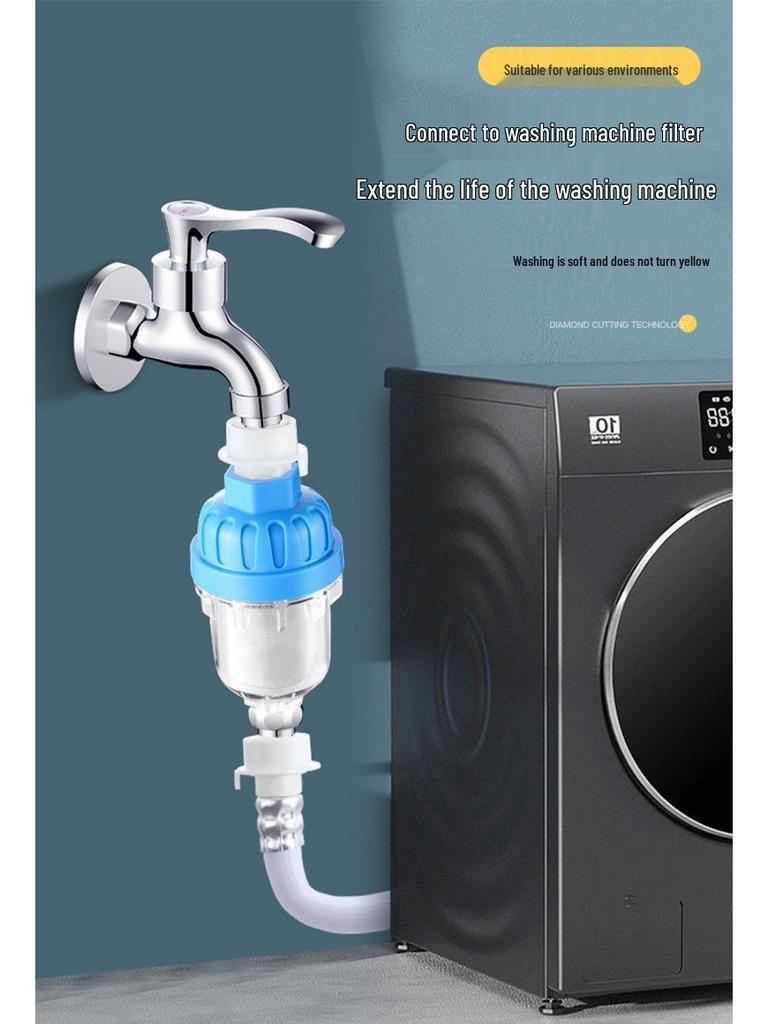 Household Water Filter for Faucets, Showers, and Washing Machines