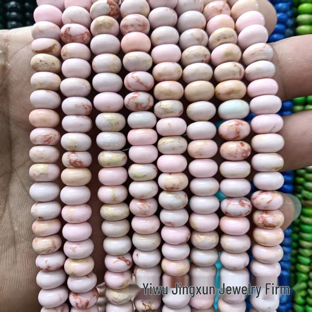 100 Natural Stone 5x8mm Abacus Beads for Jewelry Making – Bracelets & Necklaces