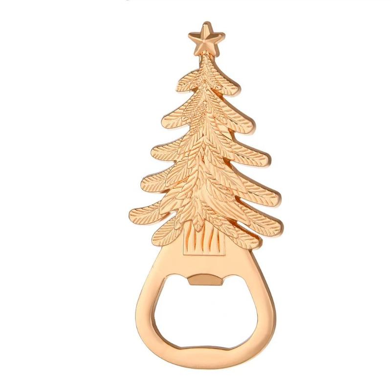 Durable Metal Christmas Bottle Opener Merry Christmas  Year Decor Beer Bottle Opener Santa Snowman Xmas Opener Home Bar