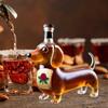 Dachshund Dog Whiskey Bottle Transparent Wine Container Dispenser Unique Red Wine Decanter Collectible For Liquor