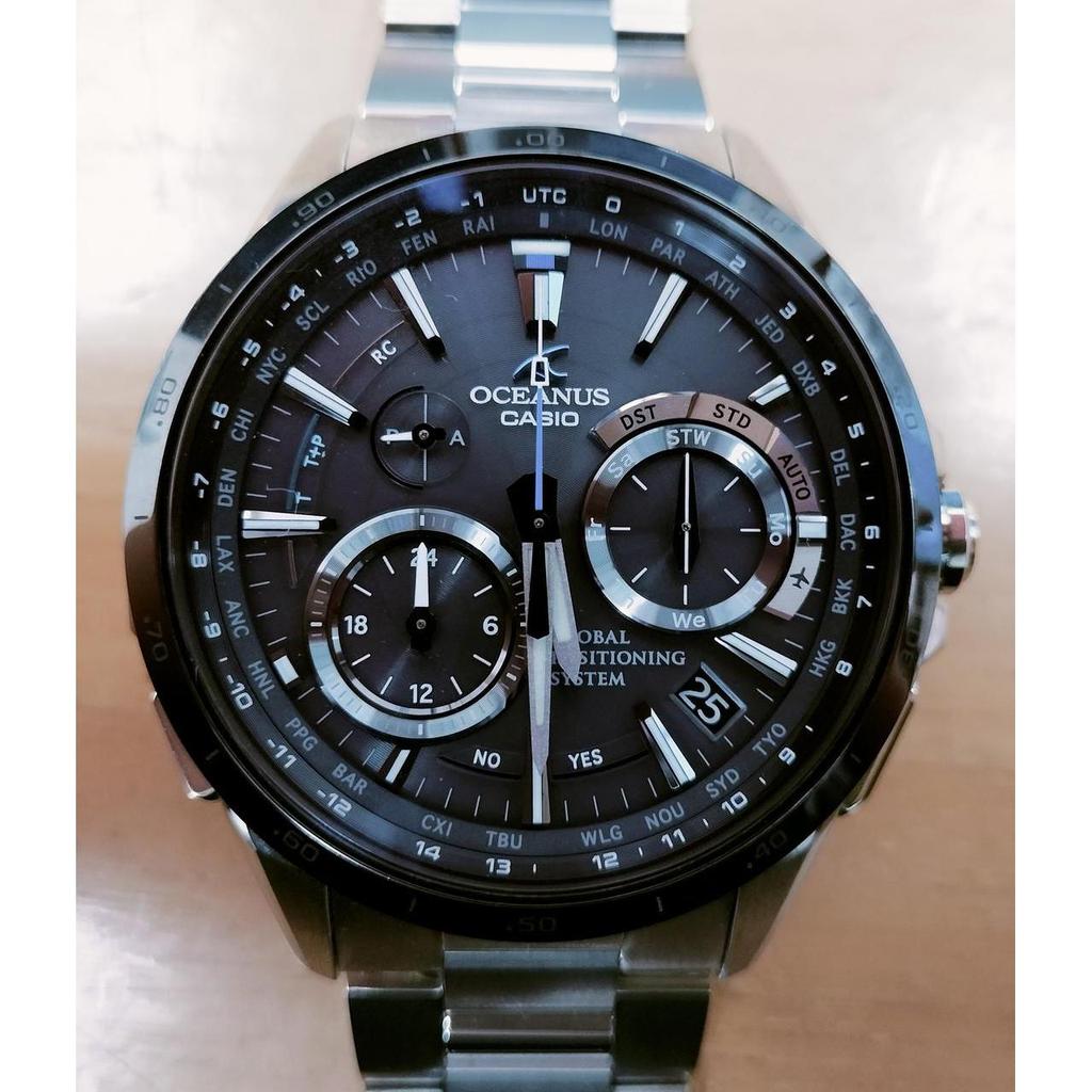 Used CASIO OCEANUS OCW-G1000 Quartz Analog Watch