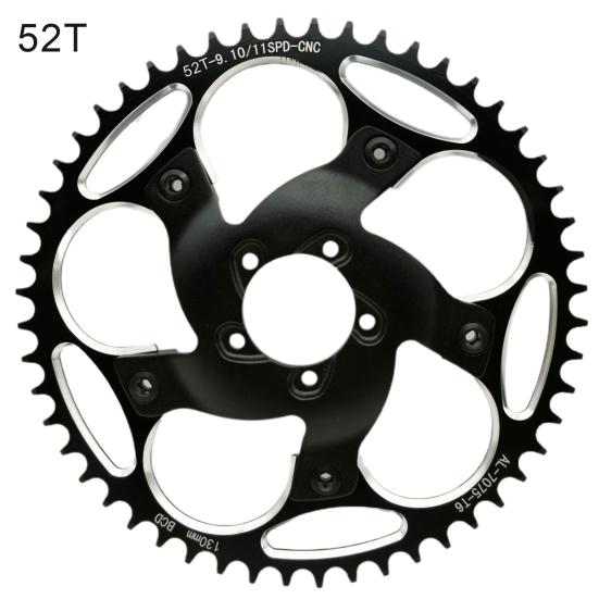 

50T/52T/54T/56T/58T/60T Chain Wheel Sprocket Crank for Bafang Motor BBSHD 130BCD 52 чёрный