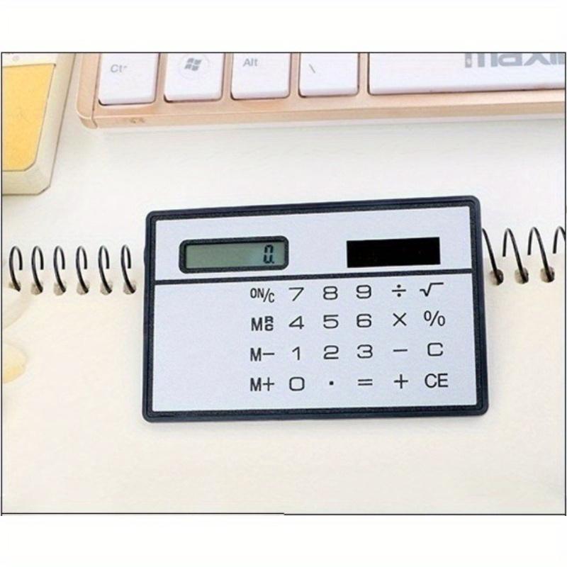 Portable Scientific Calculator Bank Card Handheld Calculator Mini Wallet Calculators