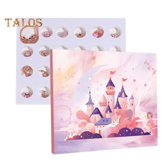 Weihnachts-Adventskalender 2024, DIY-Armband-Bastelset, 24 Tage Weihnachts-Countdown, Schmuckzubehör mit 22 Perlen, 2 Armbändern für Kinder, Teenager, Frauen