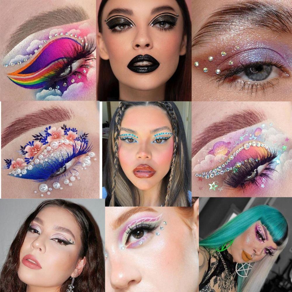 Decoration Stickers DIY Acrylic Gem Sticker Crystal Rhinestone Sticker  Festival Party