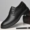 FashionBreathable Dress Shoes for Men Genuine Leather Business Shoes Formal Oxfords Footwear Summer Male Wedding Shoes Classic Loafers