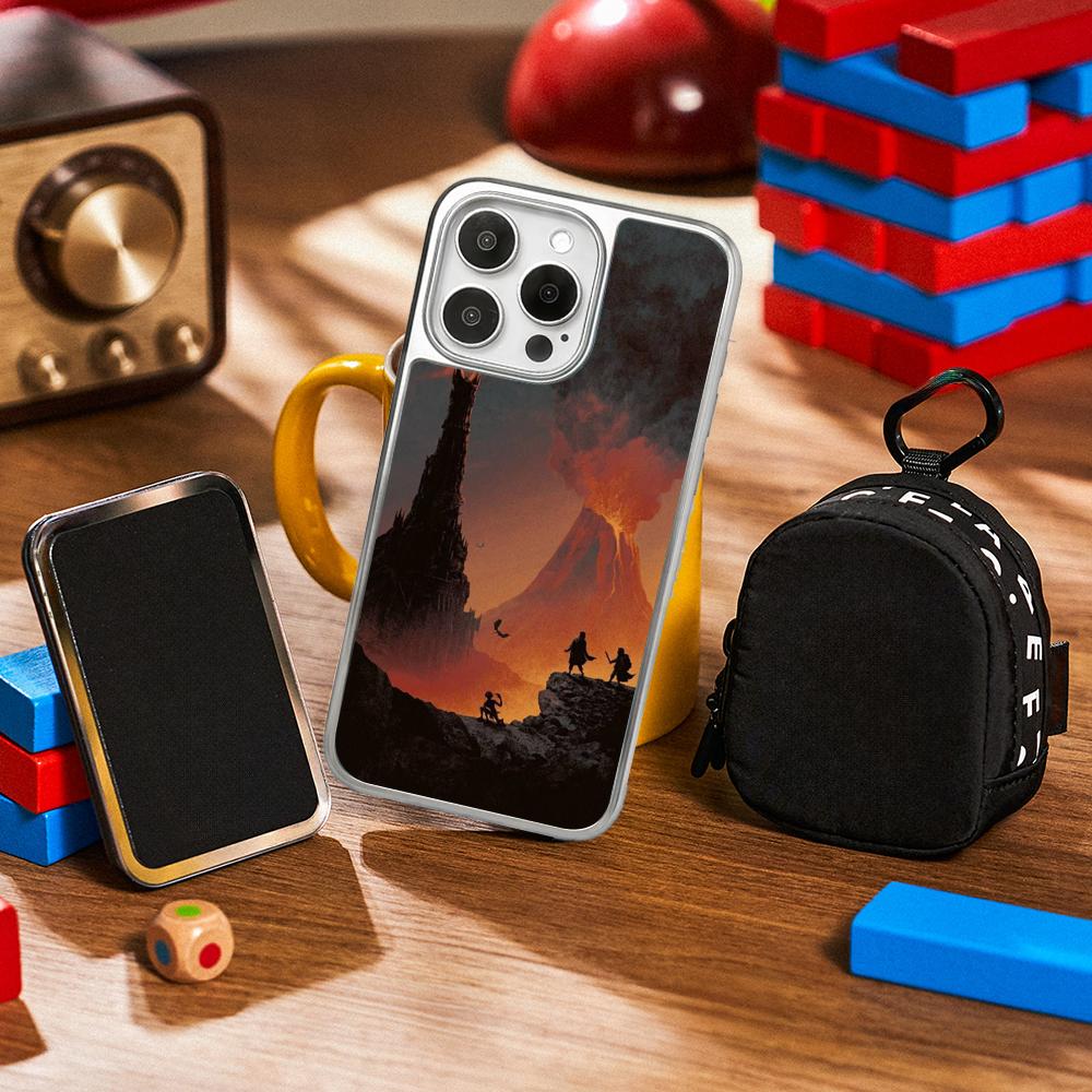 Lord R-rings Rohir-rim Cool Poster Phone Case for iPhone 16 15 14 13 12 11 Pro Max Sheepskin Silver-edged Protective Case