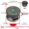 57mm Iron Shell 5W 8 Ohm Loud Magnet Speaker with Full Paper Cone for Radio Broadcast