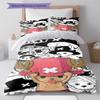 Ensemble de literie motif Tony Tony Chopper One Piece Couette Housse de couette Taie d'oreiller Cadeau d'anniversaire pour la maison(1 housse de couette + 2 taies d'oreiller, sans garniture.)