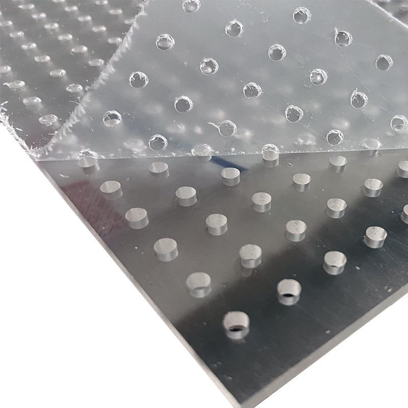 Transparent Acrylic Aquarium Lid with Hole-Patterned Mesh Support Board for Fish Tank and Balcony Mat