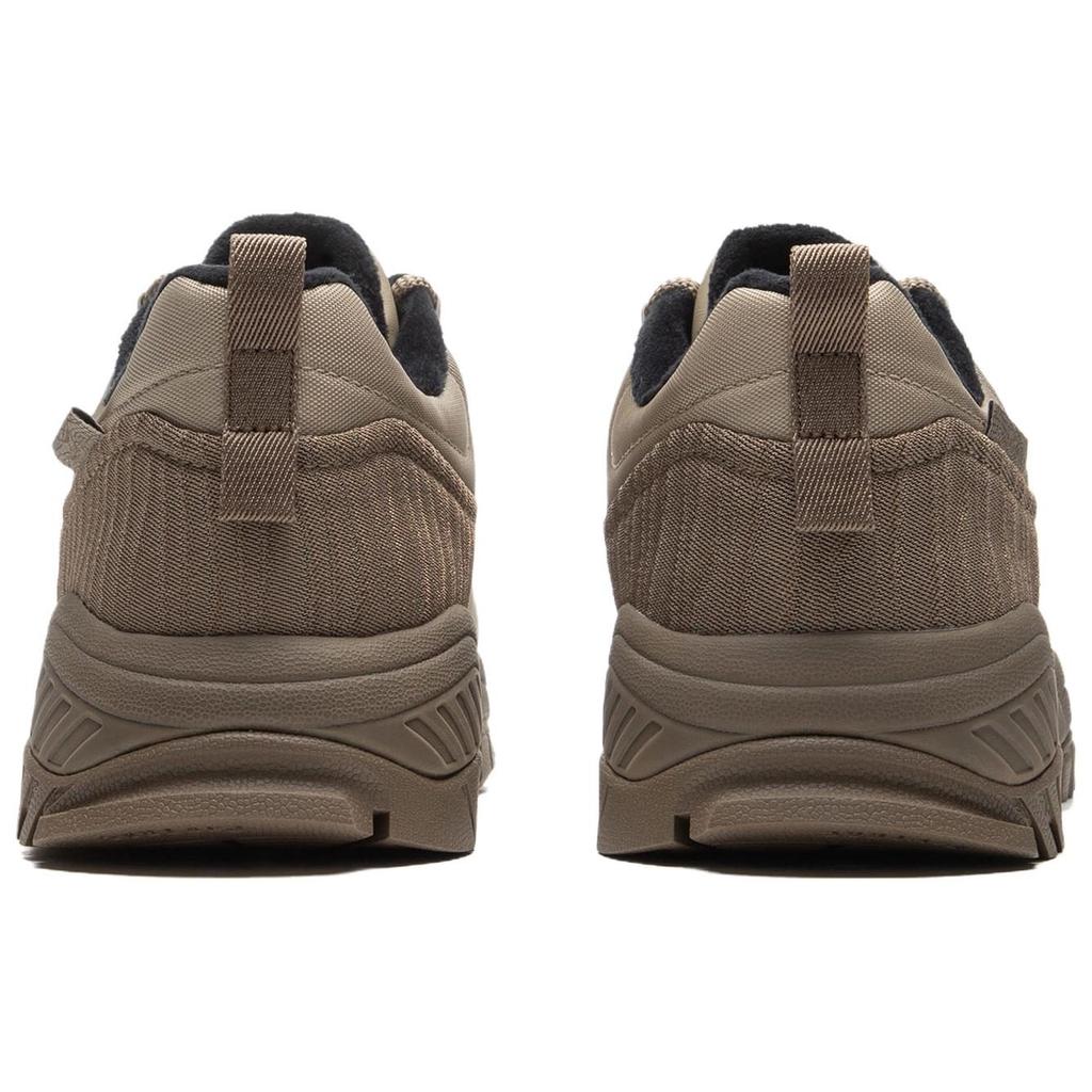 Scarpe Casual Basse Termiche Resistenti all'Abrasione Li Ning da Uomo Beige Marrone AGLU247-4
