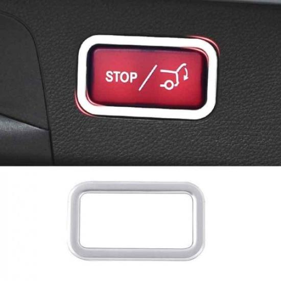 Back Door Tailgate Handle Cover Trim 1X For Benz GLC X253 Silver Steel 2016-