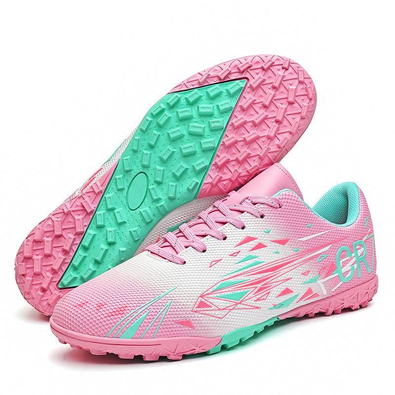 A 2025 low-top football shoe men's and women's game training AG spike broken nail sneakers youth sneakers