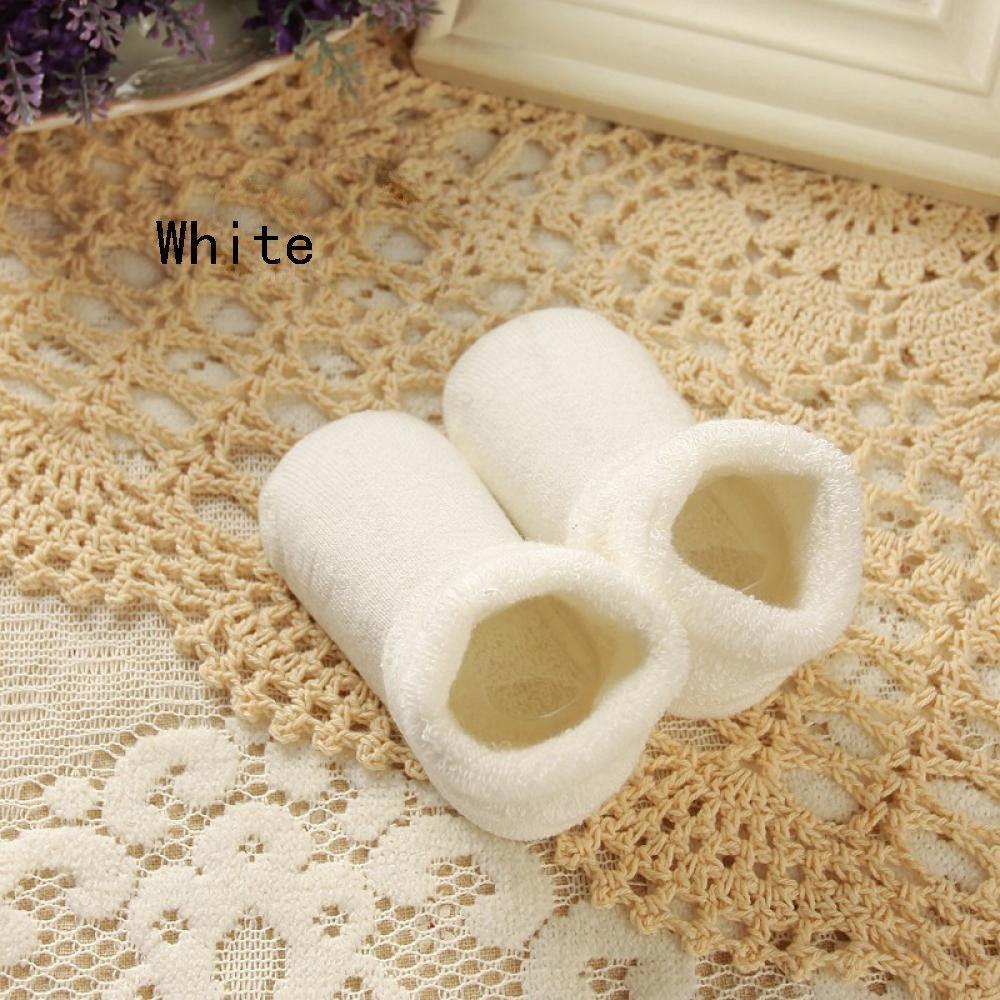 Girl Kid Soft Crib Shoes Baby Carton Socks Warm Sole