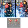 PVC Christmas Window Stickers Featuring Snowflakes and Balls for Seasonal Home Decoration on Windows and Walls