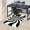 1PC Black White Extra Large Non Slip Floor carpet, Office, family, bedroom, Studio   Large Area Rug Indoor Rugs, , Vibrant Colors