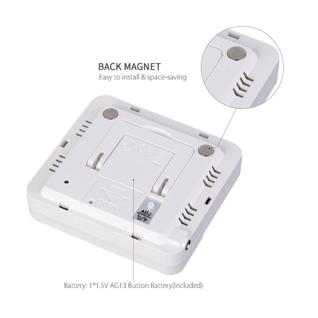 Digitální teploměr do chladničky s alarmem a maximální minimální teplotou Snadno čitelný digitální LCD displej