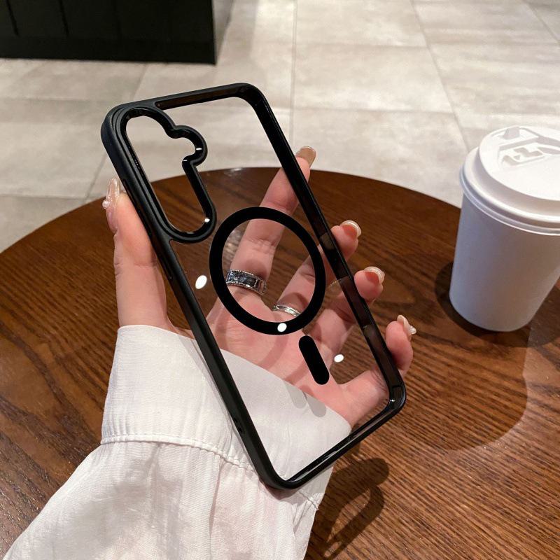 

Магнитный чехол для мобильного телефона Samsung S24 Ultra/S24 — MagSafe Skin-Feel Transparent S24 Plus для Японии и Южной Кореи. Samsung S24 Ultra