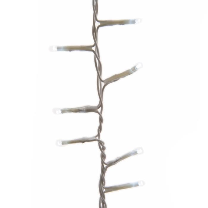 Lyslenke - Luksus - 11 m - 500 LED - Kald hvit - Blinkende belysning