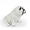 Bulldog, English Bulldog, British Bulldog II - Dog Statue, Sitting Dog for Desk, Decoration for the Living Room of a Dog Lover by Art-Dog