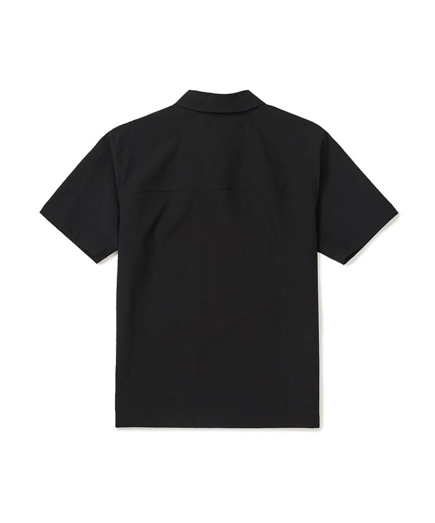 SNOWPEAK APPAREL Cordura Short Sleeve Polo Shirt (S25Mmpps02) Black