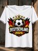 Deutschland 2026 Football Pride Distressed Football In Gerunisex Flag Colors Grunge Supporter For Unisex All Tshirt