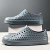 Scarpe con Fori Semplici e Comode a Colore Uniforme Estive Traspiranti Cave Casual Scarpe da Esterno Quotidiane Sandali Antiscivolo