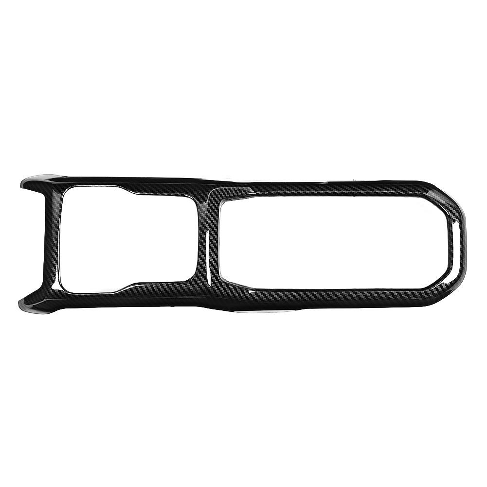 

Накладка на панель переключения передач в стиле карбонового волокна, декоративная накладка, подходит для Jeep Wrangler JL 2018