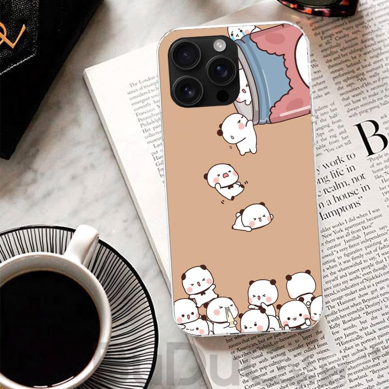 Bubu Dudu Cartoon Cute Cover For iPhone 17 Air 16 16E 15 Pro Max 14 Plus 13 Mini Phone Case 12 11 7 8 SE Customized Print Shell