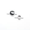 50-100pcs7 11mm Yin Yang Acrylic Beads for Jewelry Making Tai Chi Loose Spacer Beads DIY Bracelet Ncklace Accessories Wholesal