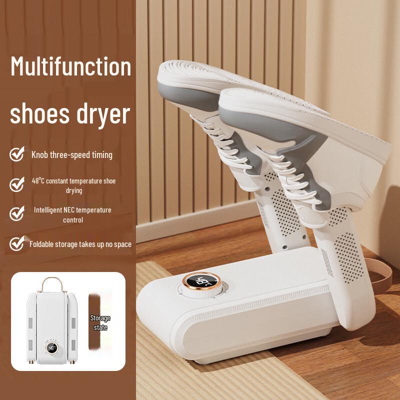 OLOEY Portable Double-Arm Timed Shoe Dryer