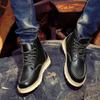 Stiefel Herren Casual High Top Schuhe Paar Arbeitsstiefel Große Schädel Schuhe